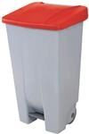 BRB Tret-Abfalleimer 120 Liter, rot