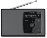 TechniSat DIGITRADIO 2 Portables DAB+/UKW-Radio, Bluetooth schwarz/silber