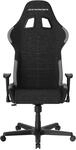 DXRacer Gaming Stuhl, GC/LFD01FBCFBB/NG, FORMULA Serie, Stoffbezug schwarz-grau