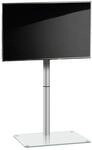 VCM TV Standfu&szlig; schwenkbar mit Zwischenboden Aluminium St&auml;nder f&uuml;r Fernseher