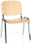 hjh OFFICE Vierfu&szlig;stuhl XT 600 C H Holz