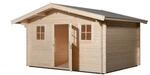 Weka Gartenhaus 138, 45mm, mit 60cm Vordach
