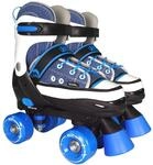 Rollschuhe Quad Style blau-wei&szlig;, 28-31