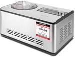 Caso IceCreamer 3298 Eismaschine (2-in-1 Eismaschine und Joghurtbereiter, bis zu 2