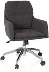 hjh OFFICE Home Office B&uuml;rostuhl SHAKE 350 Stoff mit Armlehnen