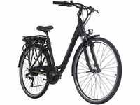 Adore Pedelec E-Bike Cityfahrrad 28'' Adore Versailles schwarz-grün