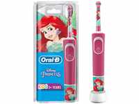 Oral-B Kids Prinzessin Elektrische Zahnbürste mit Disney-Stickern, für Kinder...