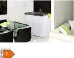 Respekta Minik&uuml;che PANTRY100SV wei&szlig; Duokochfeld