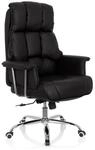 hjh OFFICE Profi Chefsessel COMMANDER Kunstleder mit Armlehnen