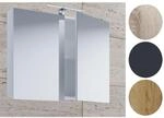 VCM Badschrank zeitlos Ma&szlig;e ca. H. 60 x B. 80 x T. 12 cm Zwei Dreht&uuml;ren 