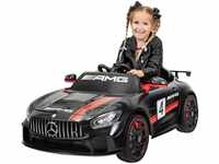Kinder-Elektroauto Mercedes AMG GT4, Sport-Edition, Lowrider-Funktion, LED,
