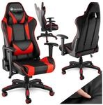 tectake&reg; Racing Gaming Stuhl, ergonomische Form, mit verstellbarer R&uuml;ckenlehne,