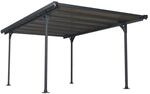 Palram Carport Verona 5000 inkl. Regenrinnen und Befestigungskit