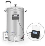 Brauheld Pro Maischekessel 2500W 35L 30-100&deg;C Umw&auml;lzpumpe Edelstahl 35 Liter