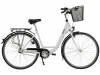 Hawk City Wave Premium Plus White Damen 28 Zoll - Fahrrad mit 3-Gang Shimano