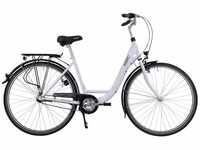 HAWK City Wave Premium White Damen 28 Zoll - Fahrrad mit 3-Gang Shimano