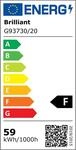 BRILLIANT Cembalo LED Pendelleuchte, dimmbar in 3 Stufen, Deckenlampe