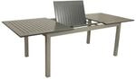 DEGAMO Ausziehtisch BAJAZZO 175/245x100cm, Aluminium silbergrau/grau