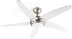Bolero 2-in-1-Deckenventilator 134cm Leuchte 55W Fernbedienung wei&szlig;