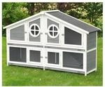 Nanook Kleintierstall Momo XXL grau 164 x 48 x 110 cm