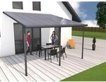 Gutta 4293165 Terrassen&uuml;berdachung anthrazit, 426 x 406 cm