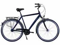 HAWK Citytrek Deluxe Gent Ocean Blue inkl. Tasche - Herren 28 Zoll - Leichtes Fahrrad