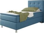Inter Trading Boxspringbett K&ouml;ln 90 x 200 cm, blau