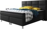 Inter Trading Boxspringbett Miami 180x200 cm schwarz