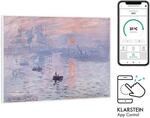 Wonderwall Air Art Smart Infrarotheizung 80x60cm 500W Wandmontage Sonnenaufgang
