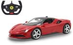 Jamara Ferrari SF90 Stradale 1:14 rot 2,4GHz Ferngesteuertes Auto mit Fahrlicht
