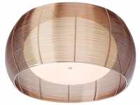 BRILLIANT Lampe Relax Deckenleuchte 50cm bronze/chrom 2x A60, E27, 30W, g.f.