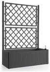STEFANPLAST STEFANPLAST Natural Deluxe rechteckiger Blumenkasten mit Drahtgeflecht