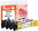 Peach E945 XL 4 Druckerpatronen XL (bk, c/m/y) ersetzt Epson No. 945XL, T9451, T9452,