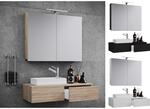 VCM 3-tlg Set Waschplatz f&uuml;r G&auml;ste WC G&auml;stebad Waschtisch Toilette 