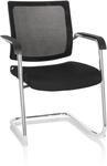 hjh OFFICE Freischwinger LEVIA V Stoff / Netzstoff