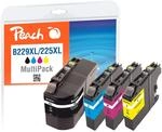 Peach B229 XLVALBP 4 Druckerpatronen XL (bk, c/m/y) ersetzt Brother LC-229XLVALBP