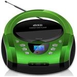 Cyberlux Tragbarer CD-Player Boombox CD/MP3 USB Kinder Radio gr&uuml;n