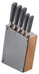 Premium Messer-Set (6-tlg.) mit Holzblock - F&uuml;r Profi- und Hobbyk&ouml;che