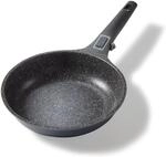 Stoneline SMART Bratpfanne 24cm, mit abnehmbarem Griff, Induktion, Aluguss, Pfanne