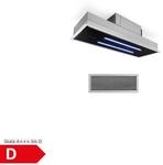 High Line Deckenhaube 90cm 410 m3/h 75W 3 Stufen Fernbedienung schwarz