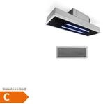 High Line Deckenhaube 90cm 410 m3/h 75W 3 Stufen Fernbedienung schwarz