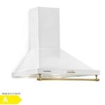Montblanc 60 Dunstabzugshaube 610m&sup3;/h 165W 2x1,5W LED Reling Wei&szlig;