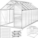 tectake&reg; Gew&auml;chshaus mit Fundament, 11,13 m&sup3;, UV-best&auml;ndig und w&auml;rmed&auml;mmend,