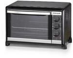 ROMMELSBACHER BG 1250 EX Kleinbackofen, schwarz mit Pizzastein & Umluft
