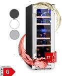 Vinovilla 17 Built-In Duo Zweizonen-Weink&uuml;hlschrank 53l 17 Fl. 3-Farben Glast&uuml;r