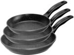 Stoneline Pfannenset 3 teilig, 20/24/28 cm, Antihaft beschichtete Pfanne mit echten