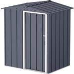 Duramax Metall Gartenhaus 163x112 Ger&auml;teschuppen Garten Ger&auml;tehaus Schiebet&uuml;r, H.