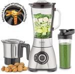 Caso B1800 Standmixer Set inkl. Zerkleinerer Edelstahlgeh&auml;use