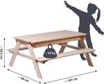 dobar Kinder Picknicktisch inkl. Matschkiste