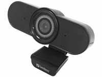 SANDBERG 90 Grad Weitwinkel FullHD Webcam mit Stereo-Mikrofon 1920 x 1080 pixels 